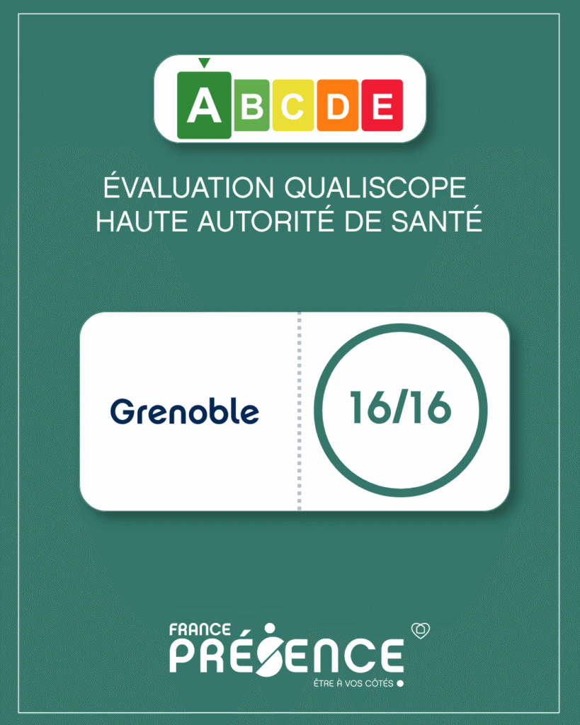 score qualiscope Grenoble, niveau A, niveau 16/16